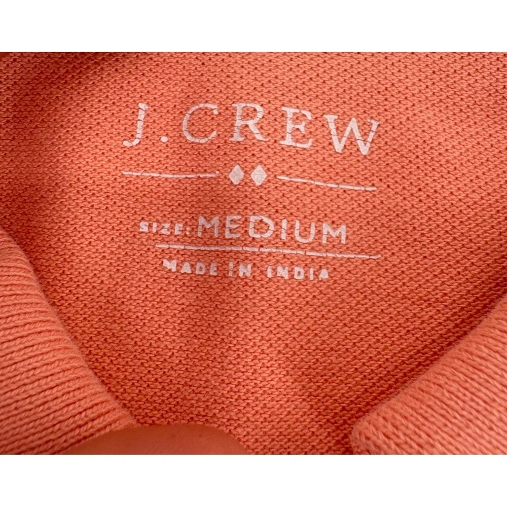 J. Crew Men's Coral Polo‎ Casual Short Sleeve Shirt Medium